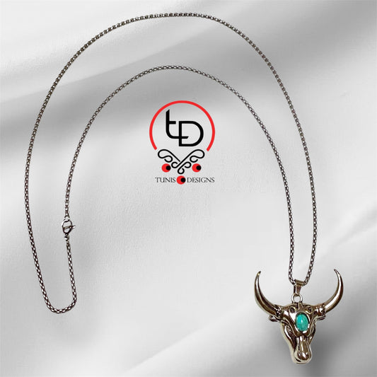 Bull Necklace - Cowboy Style