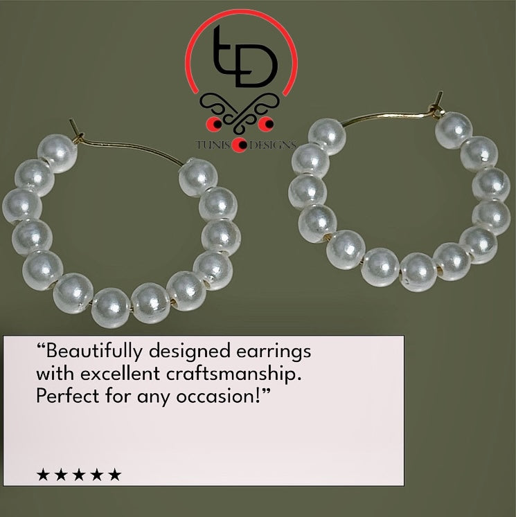Beautiful Pearl Earrings 