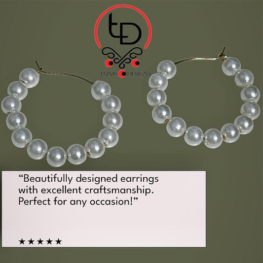 Beautiful Pearl Earrings 